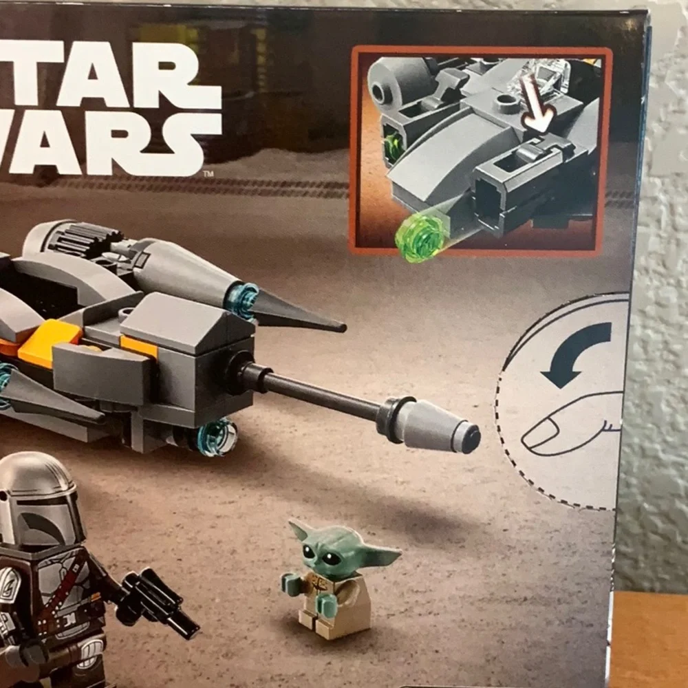 LEGO Star Wars Mandalorian N-1 Starfighter Set #75363 NWT Grogu Figure - Picture 9 of 10